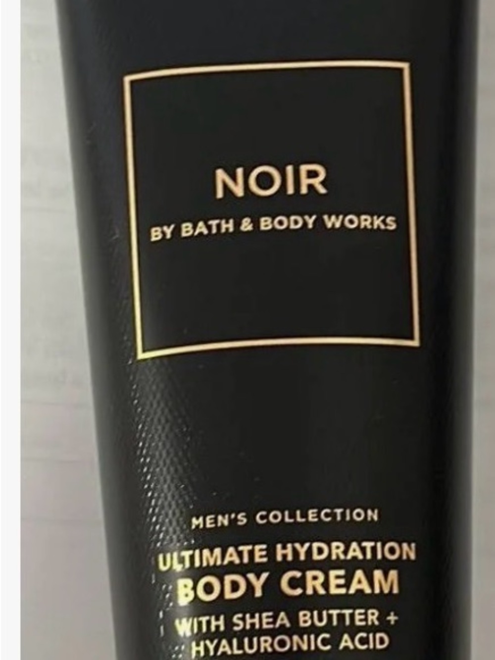Bath & Body Works Noir Body Cream - Black with Gold Accents